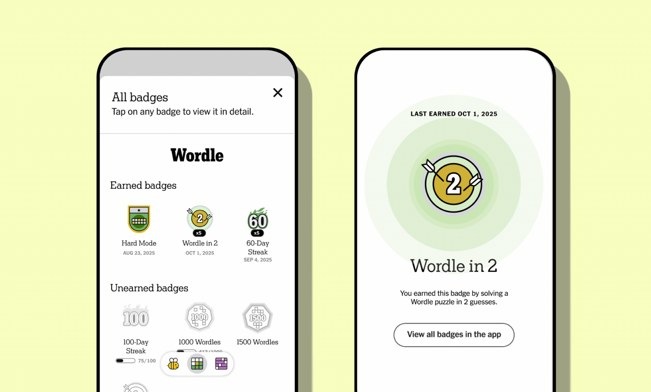 Wordle has achievements now