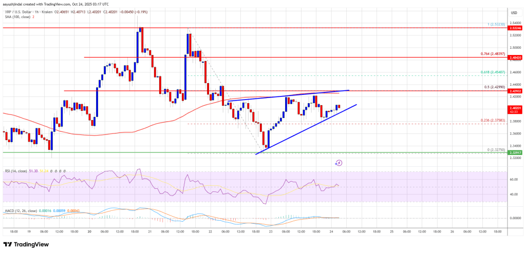 XRP Price Stuck In Range As Bulls Struggle To Clear Key Resistance