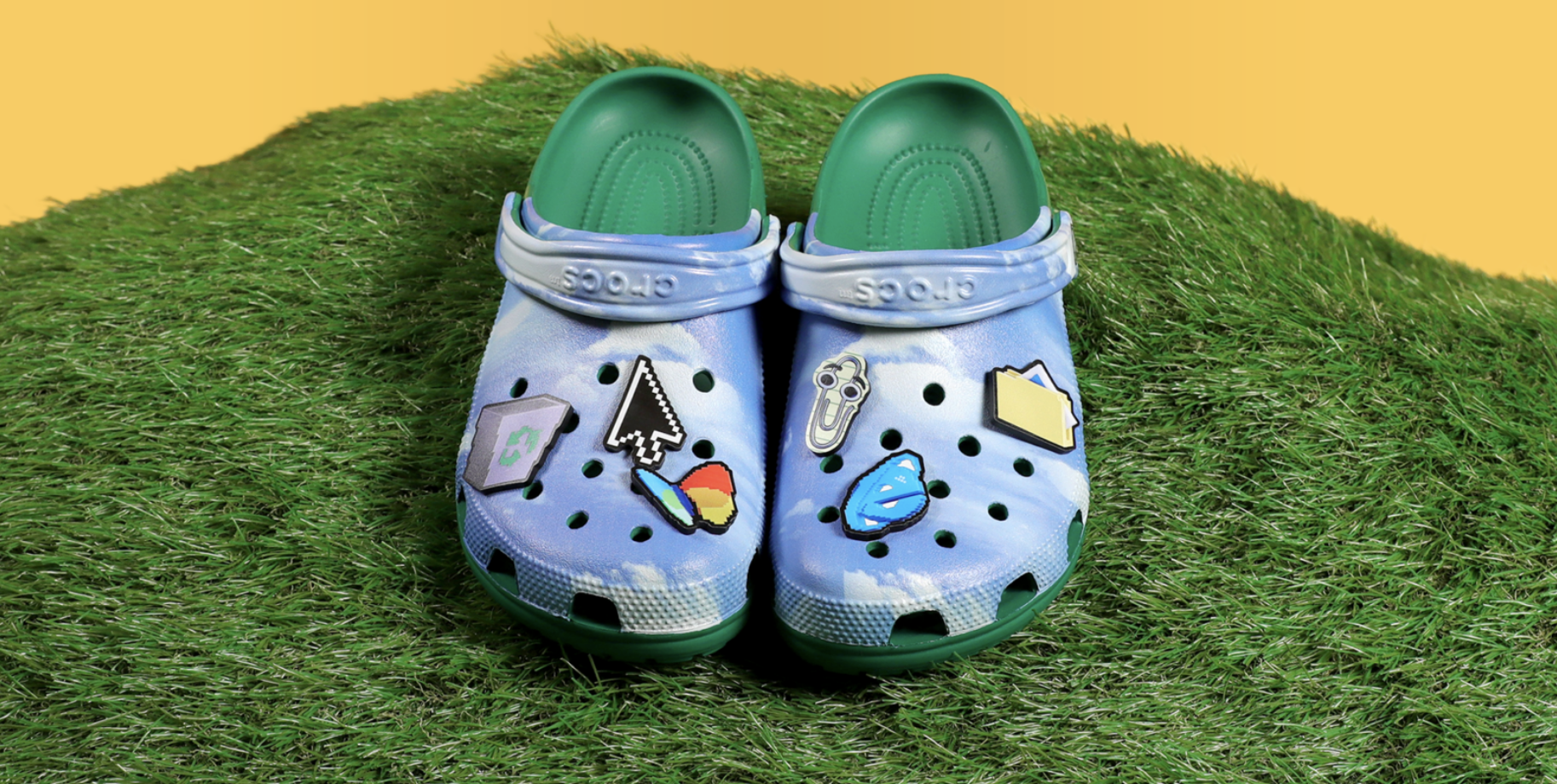 You can now buy Microsoft’s Windows XP Crocs for $79.95