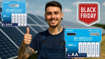 Anzeige: Beliebte Eneloop-Akkus in AA und AAA im Amazon-Black-Friday