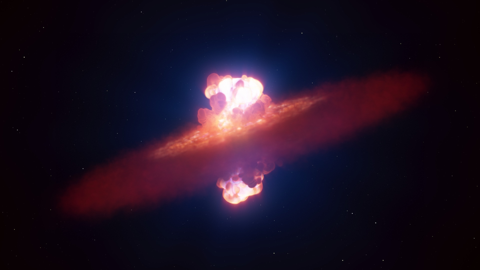 Astronomers witness a dying star’s earliest moments for the first time