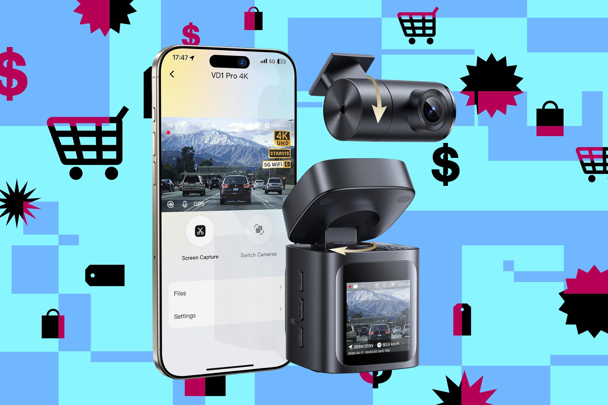 Baseus’ solar-powered dash cam is down to its best price yet