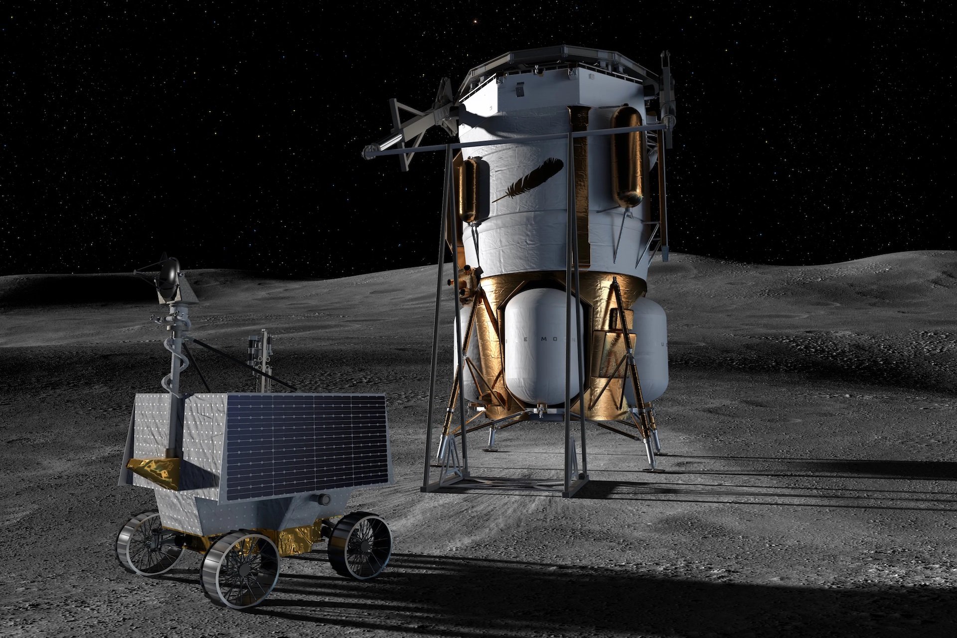Blue Origin Shows Off Its MK1 Lunar Lander—and It’s Way Bigger Than Apollo’s