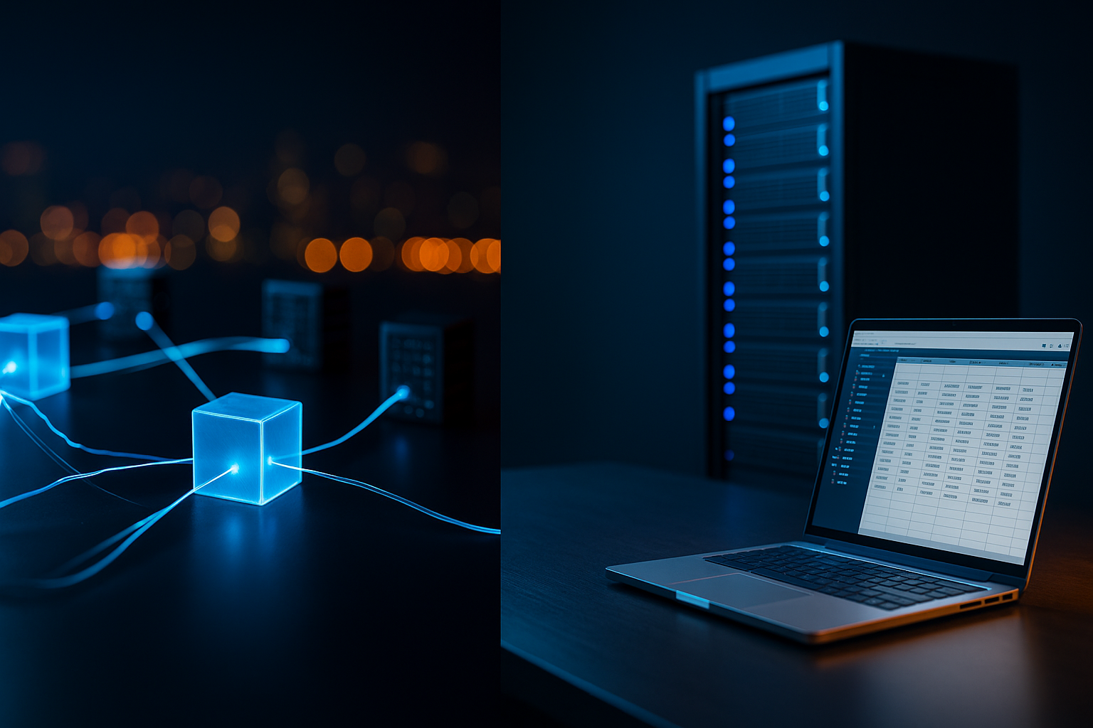 Cum diferă blockchainul de o bază de date tradițională?