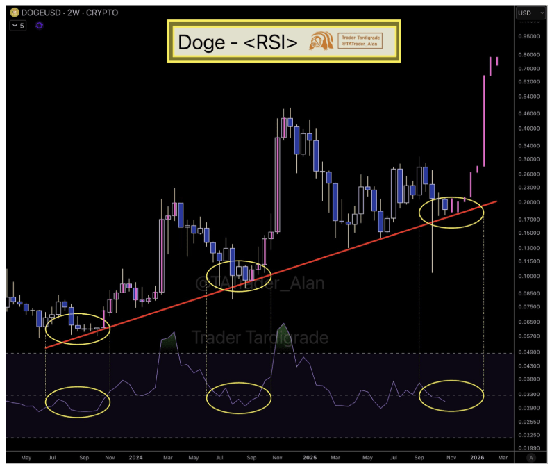 Dogecoin RSI Returns To Pre-Launch Levels, Analyst Says Next Major Surge Is Close
