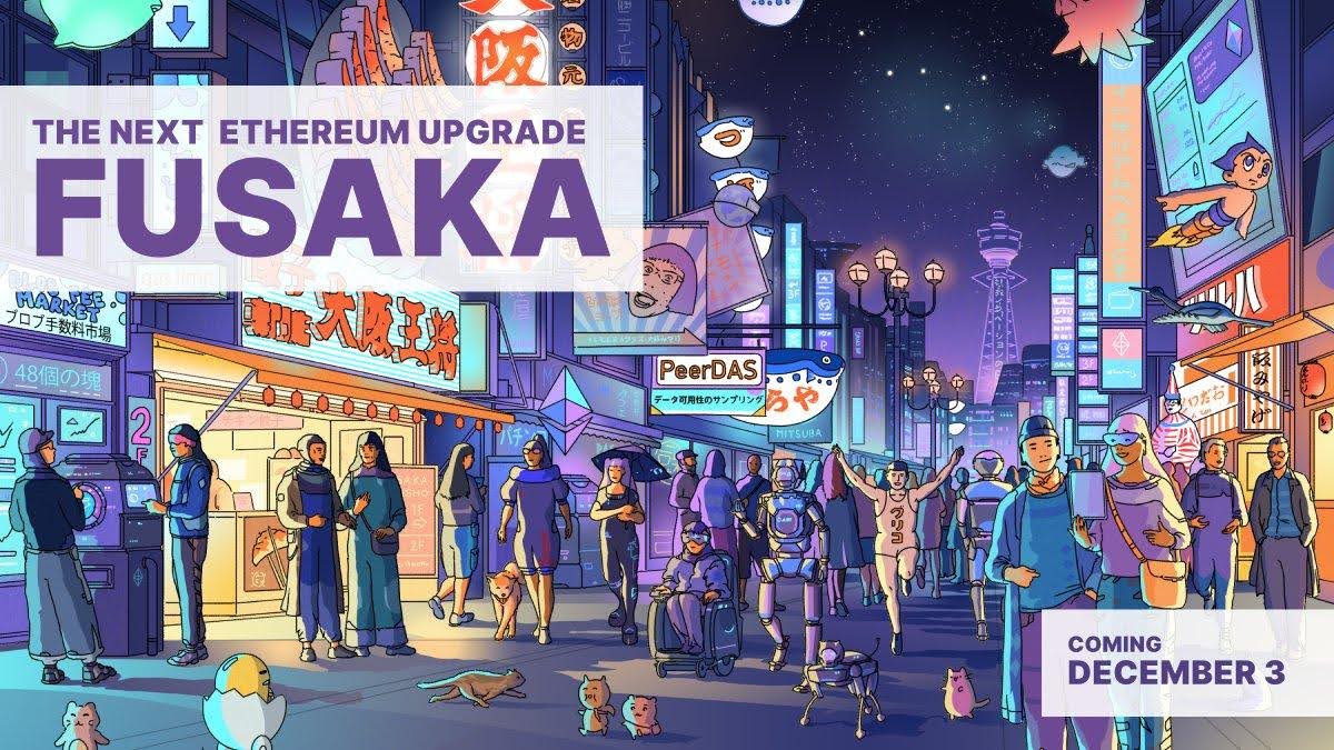 Ethereum’s December ‘Fusaka’ Upgrade: 8× L2 Scale, 60M Gas Default, 16.7M Tx Cap