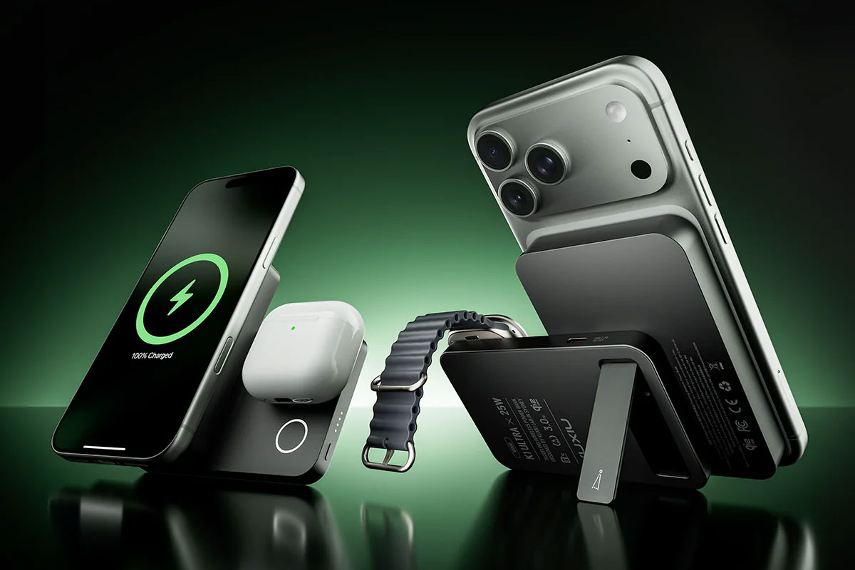Kuxiu’s magnetic multi-device power bank now has faster 25W wireless charging
