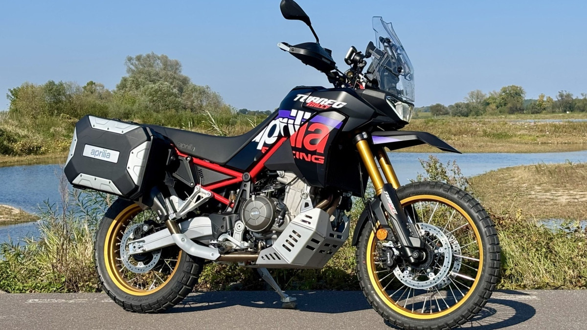 Probefahrt Aprilia Tuareg: Ist sie zu hart, bist du zu weich