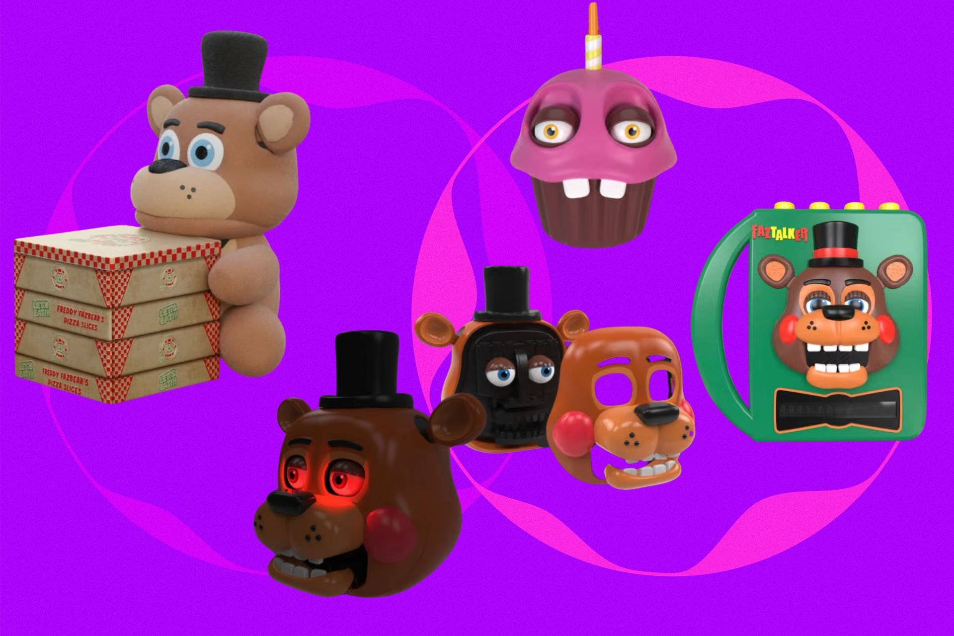 Ranking the New ‘Five Nights at Freddy’s 2’ Popcorn Buckets From Cutest to Creepiest