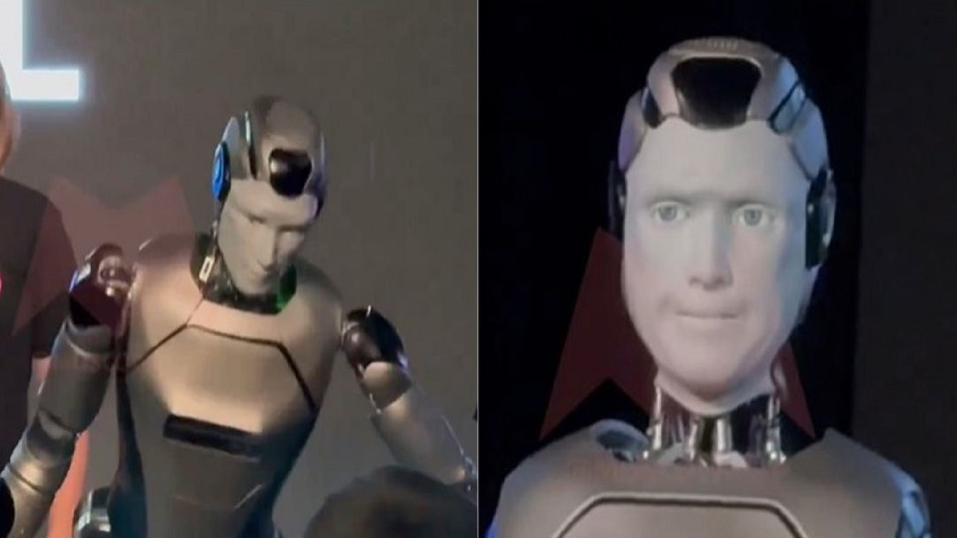 Russia’s first humanoid robot falls flat on its face during stage debut to Rocky theme