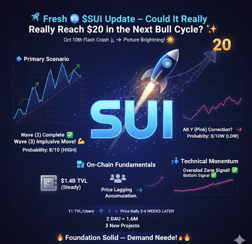 SUI Silent Comeback: The Underdog Preparing For A $20 Charge