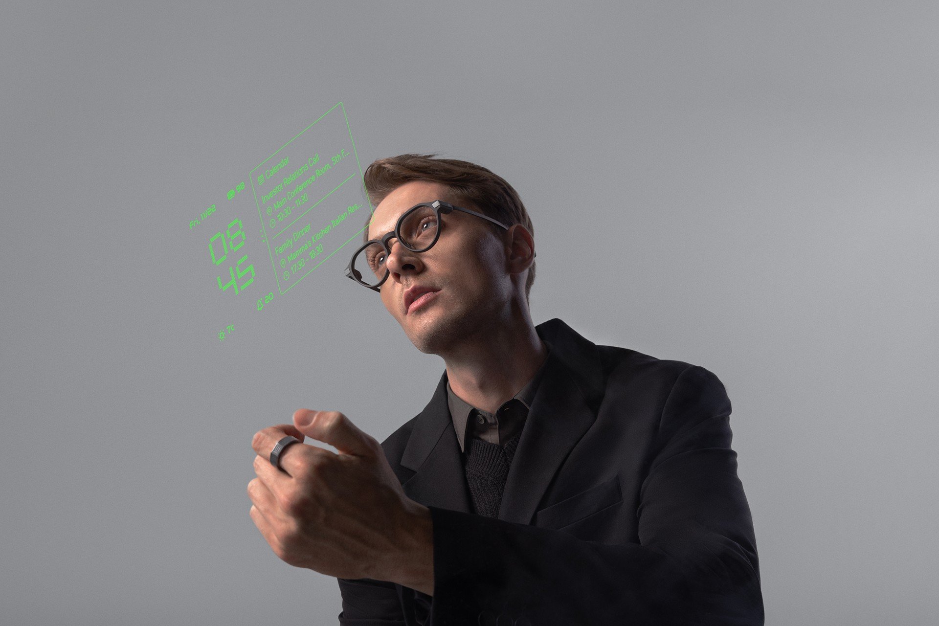 These Anti-Meta Smart Glasses Are Controlled by a Health-Tracking Smart Ring