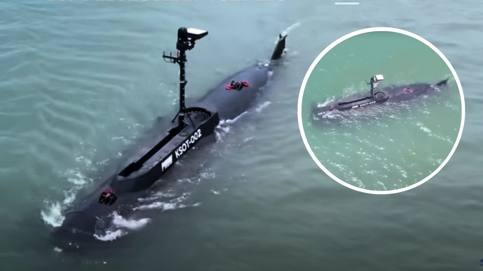 Torpedo fired from autonomous submarine: Stealth vessel proves underwater warfare supremacy