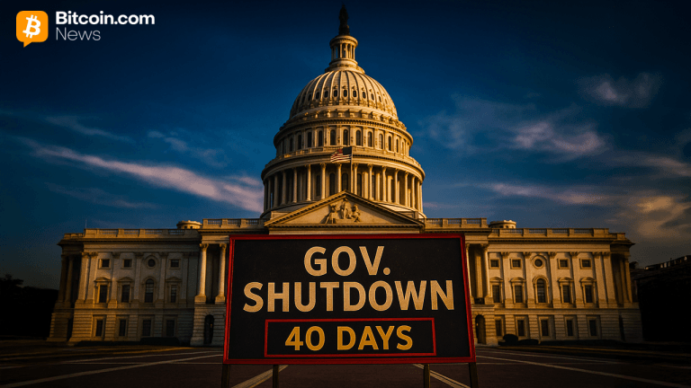 US Government Shutdown Hits Day 40 as Polymarket Traders Bet 60% on Mid-November or Later