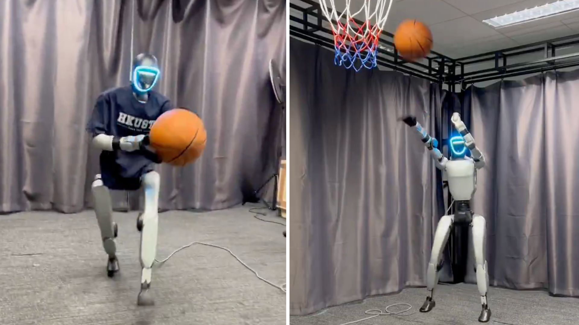 Video: China’s humanoid robot dribbles, passes, and shoots like a pro basketball player