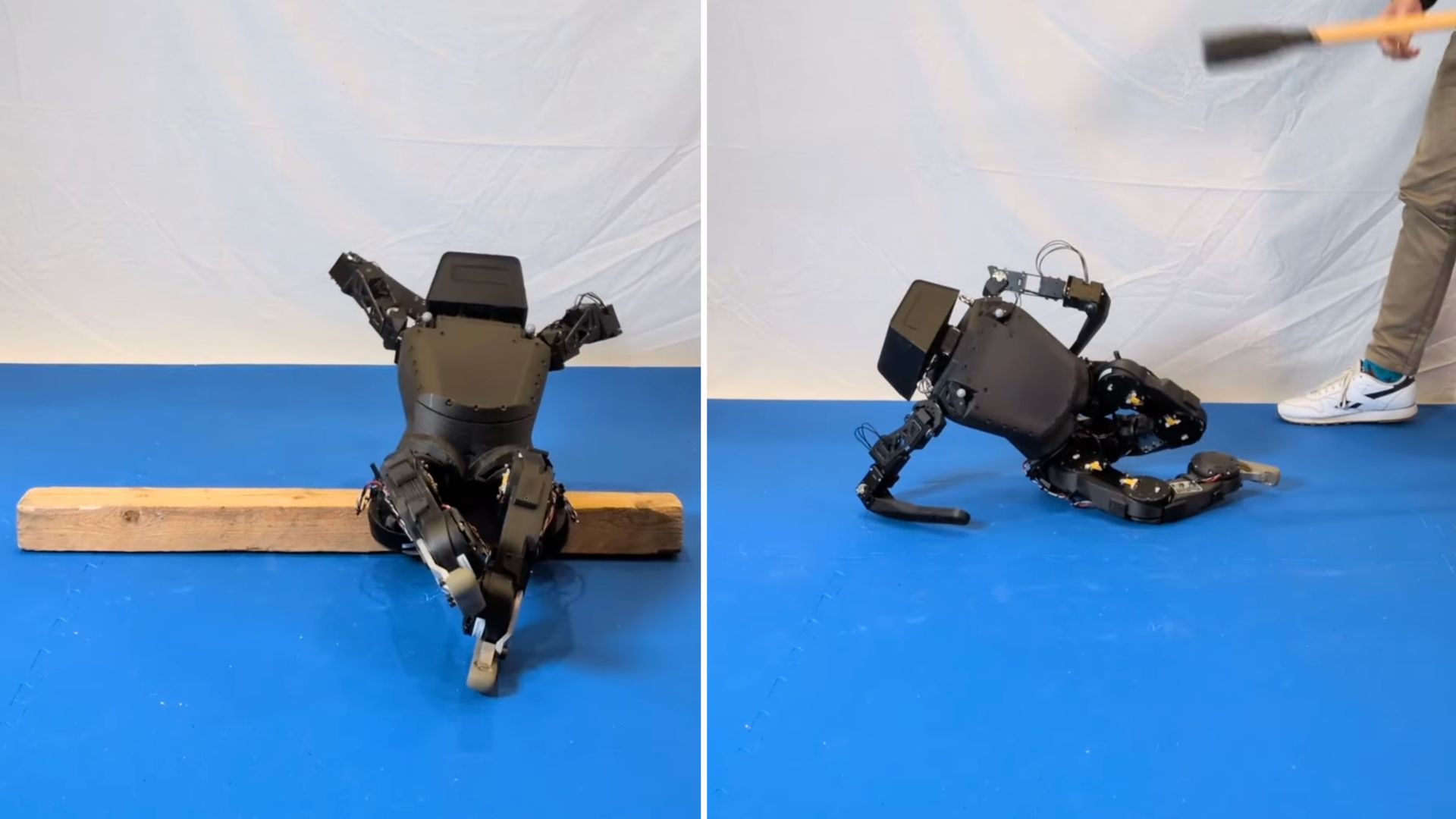 Watch: Disney’s smart robots train to fall, roll, and land safely without damage
