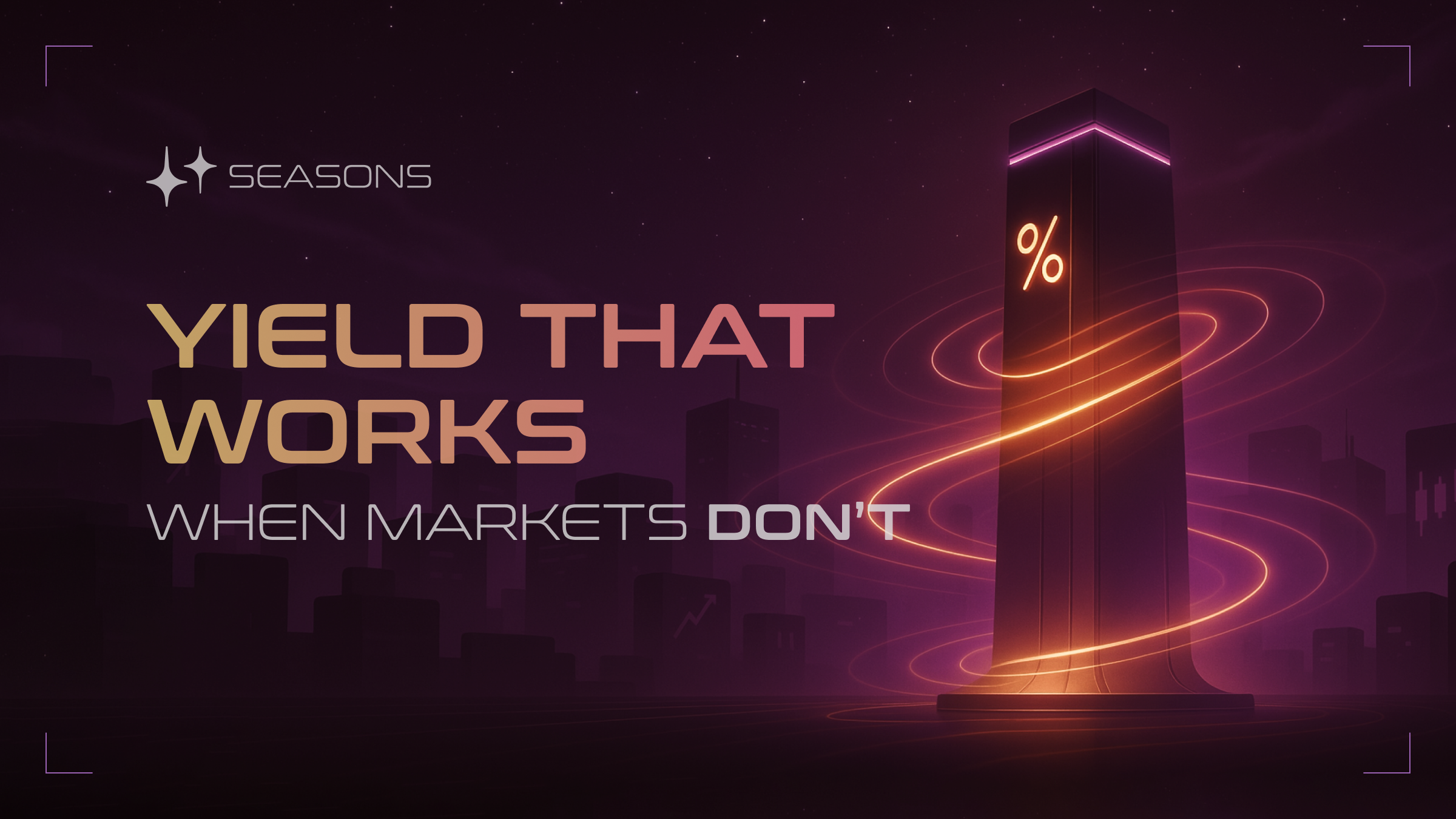 Yield that Works, When Markets Don’t