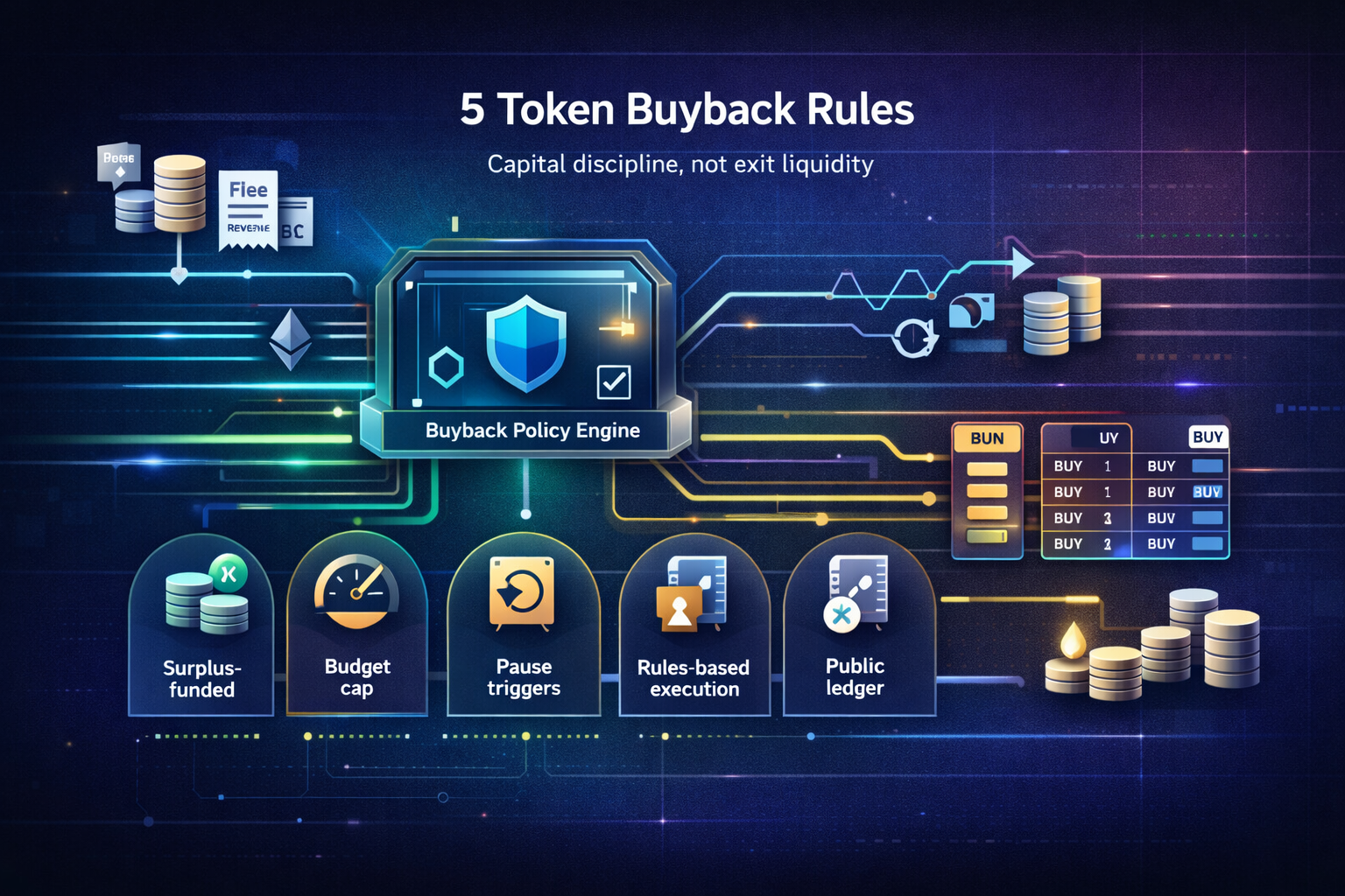 5 Token Buyback Rules That Don’t Scream Exit Liquidity