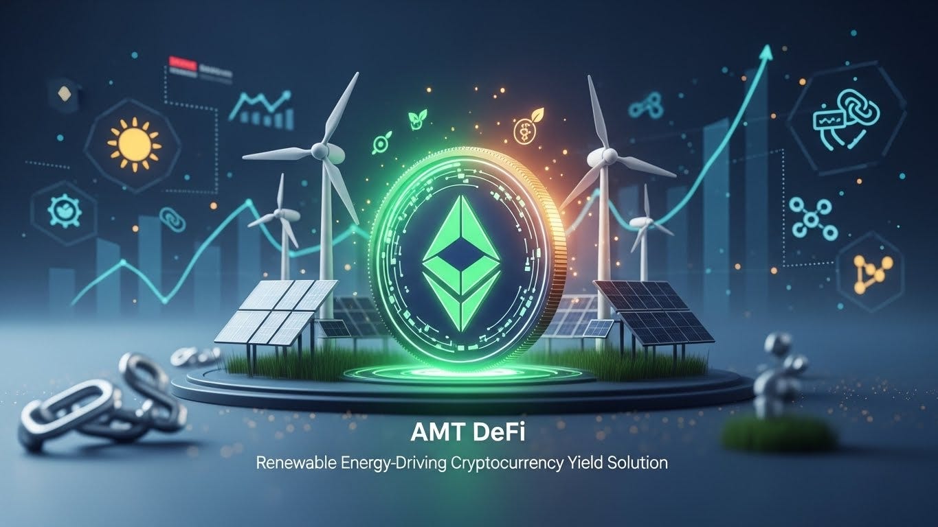 AMT DeFi Launches a Renewable Energy-Driven Cryptocurrency Yield Solution