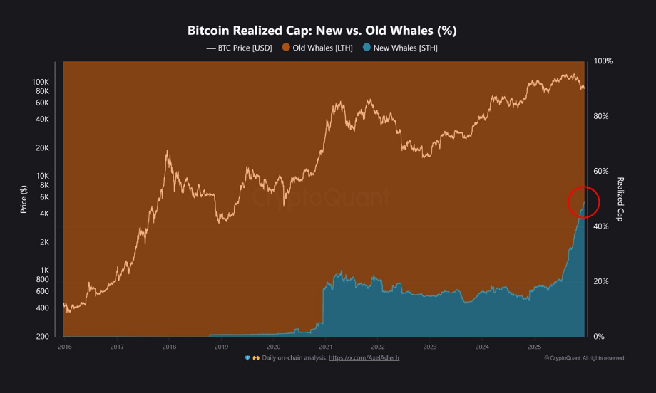 Bitcoin’s Cost Base Resets As New Whales Take The Lead