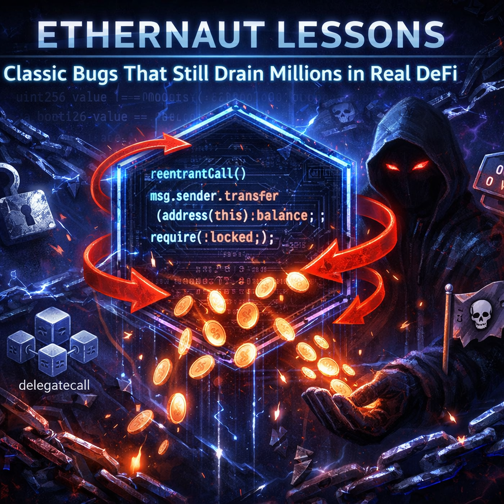 Ethernaut Lessons: Classic Bugs That Still Drain Millions in Real DeFi