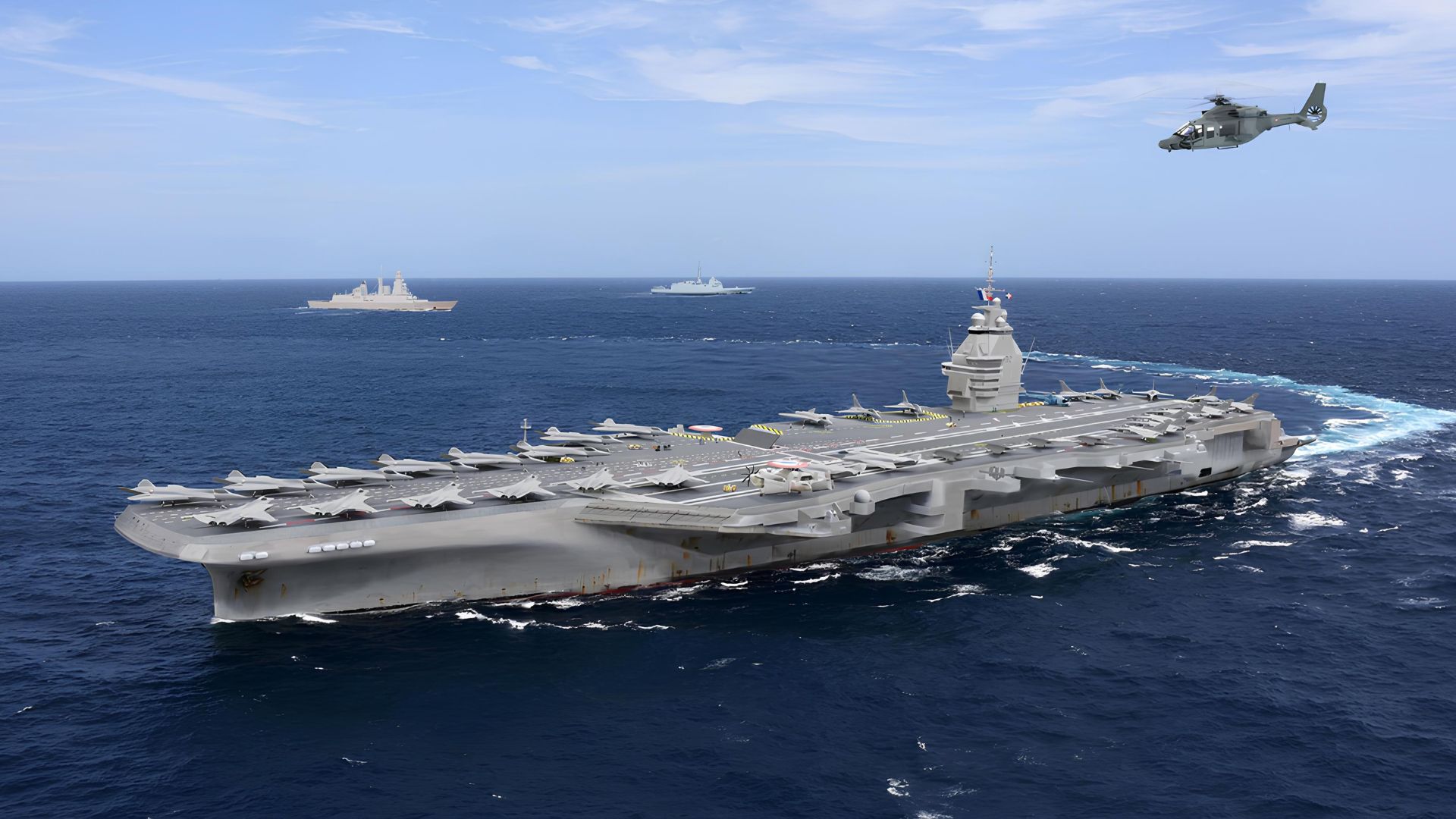 France to develop Europe’s biggest 78,000-ton nuclear-powered aircraft carrier