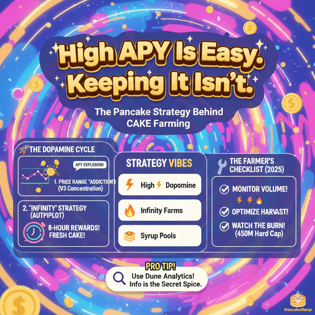 High APY Is Easy. Keeping It Isn’t: The Pancake Strategy Behind CAKE Farming
