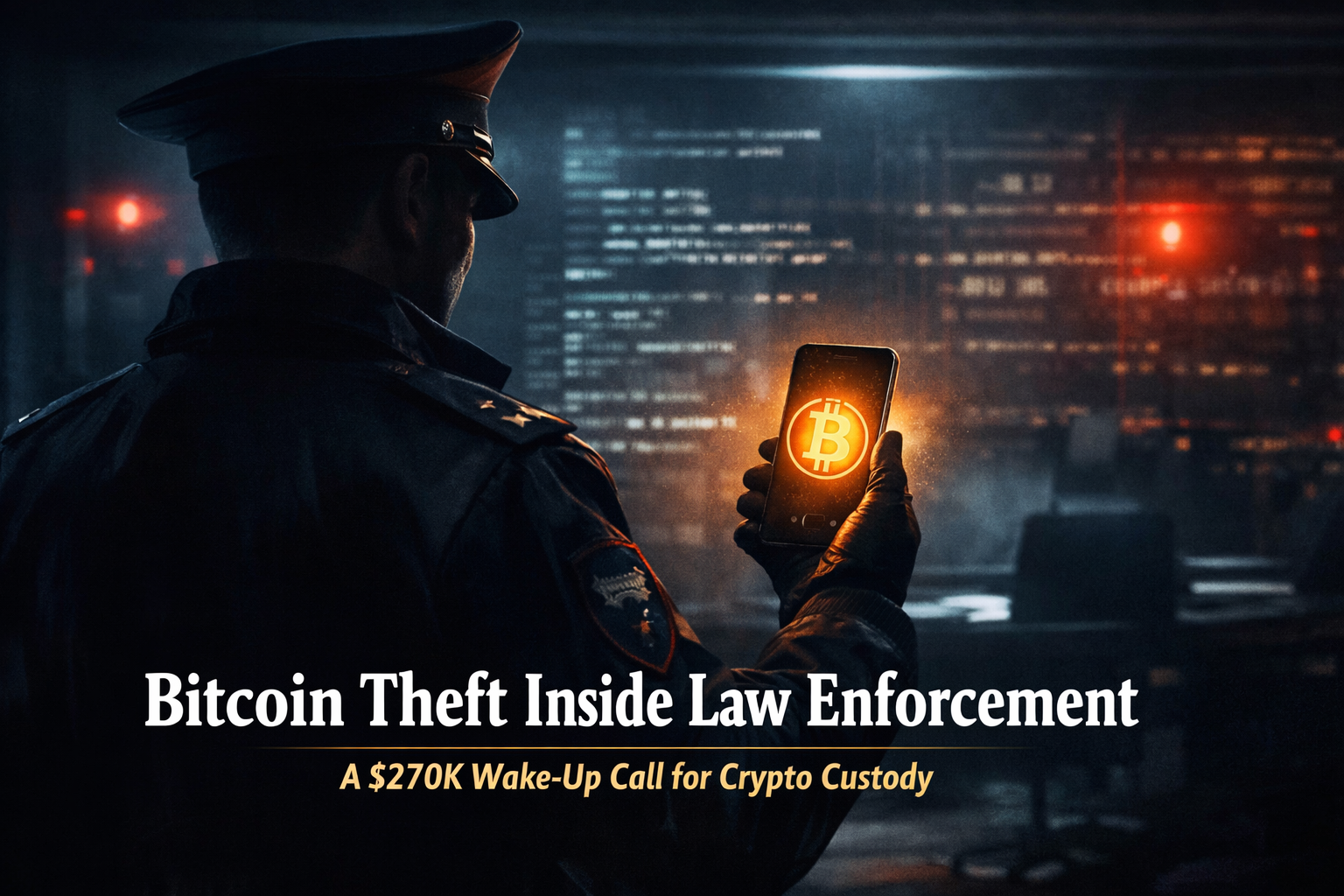 Russian Police Officer Jailed for Stealing Bitcoin Worth $270K — A Wake-Up Call for Crypto Custody