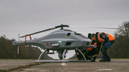 Skeldar V-200: Belgische Marine testet Drohnen-Hubschrauber gegen Seeminen