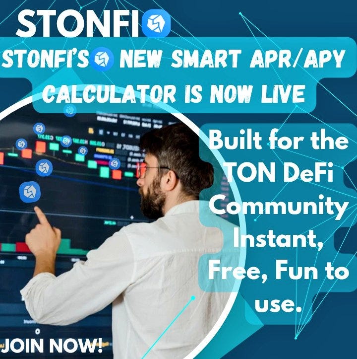 STON.fi Launches APR/APY Calculator: Empower Your DeFi Decisions on TON Blockchain