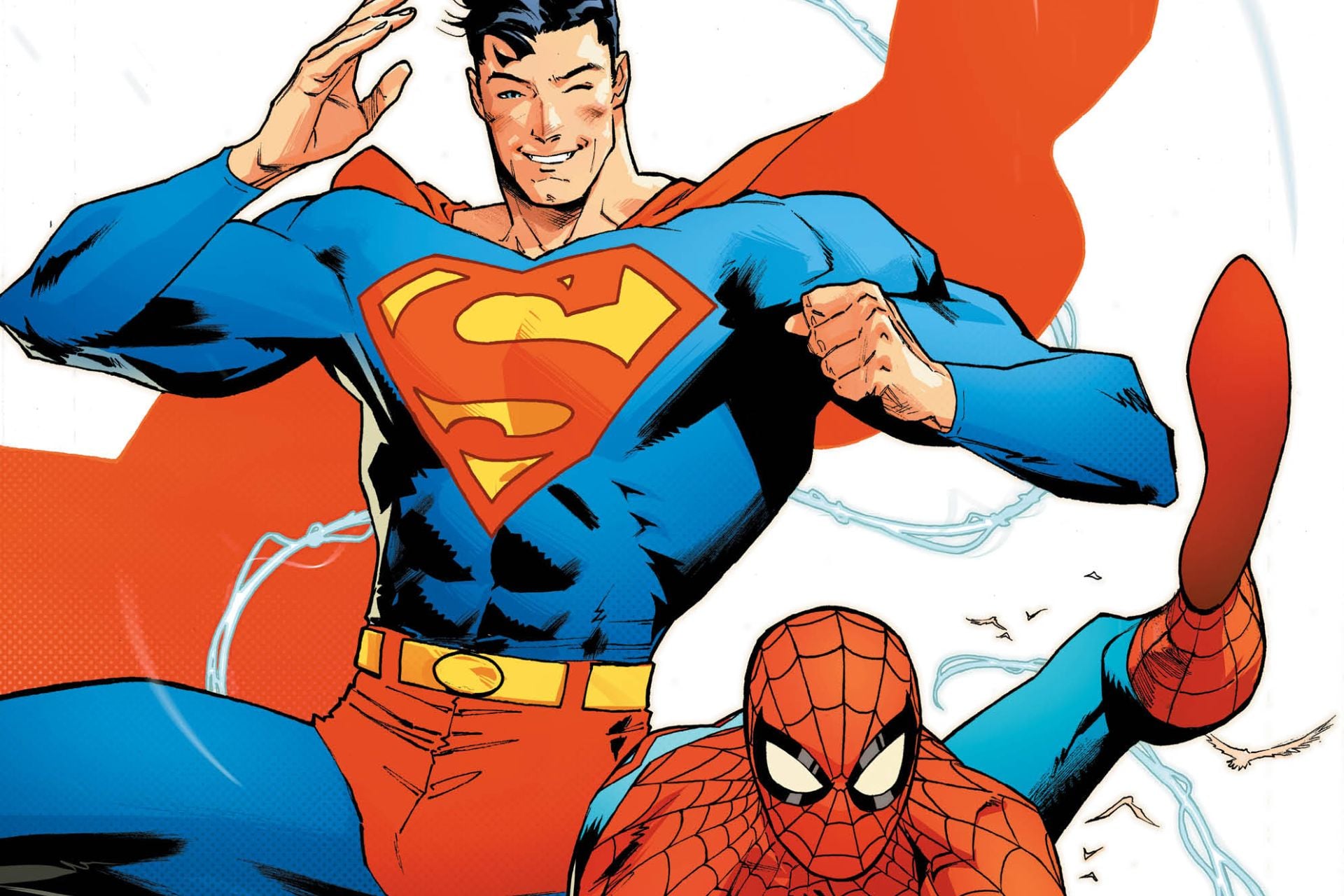 Superman and Spider-Man Collide in the First Looks at DC and Marvel’s Next Big Crossover