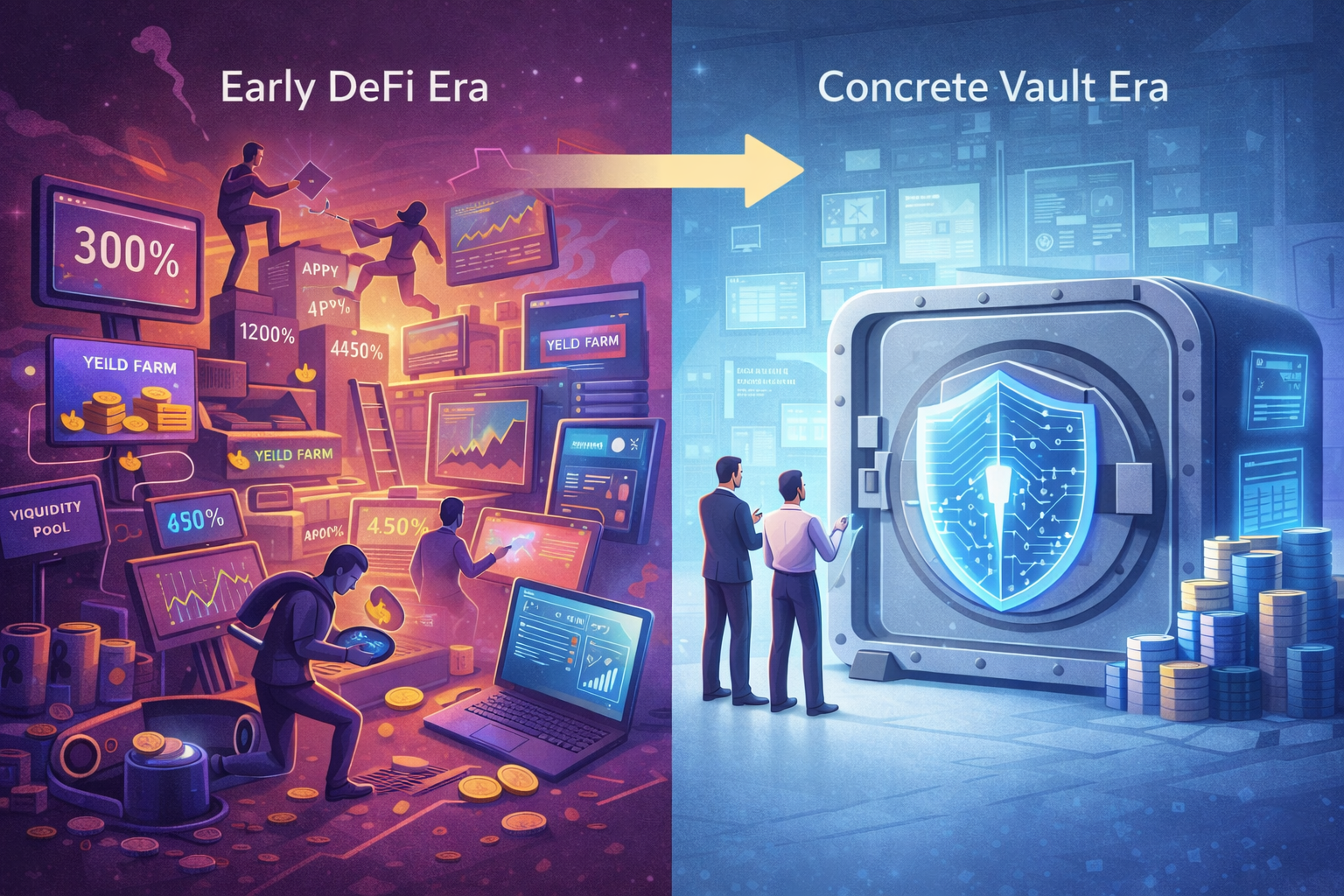 The Concrete Vault Era | How DeFi Finally Outgrows the Wild West Phase