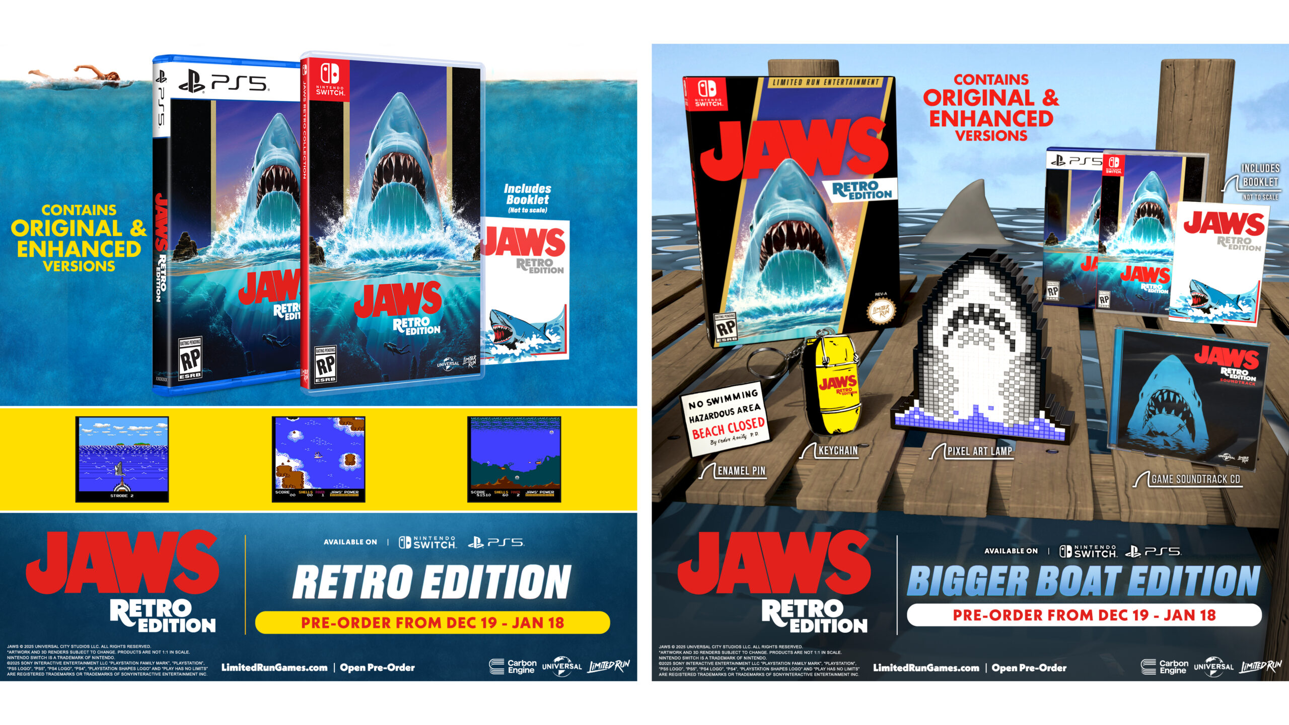 The NES game Jaws is getting a retro physical re-release on Switch and PS5