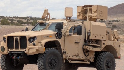 US-Armee: Laserwaffen gegen Drohnen auf Geländefahrzeugen