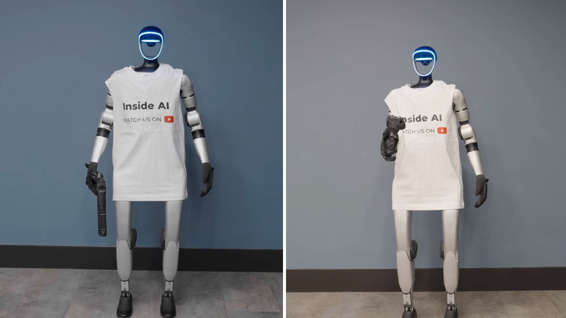 Video: Humanoid robot fires at YouTuber after prompt twist, sparking AI safety fears