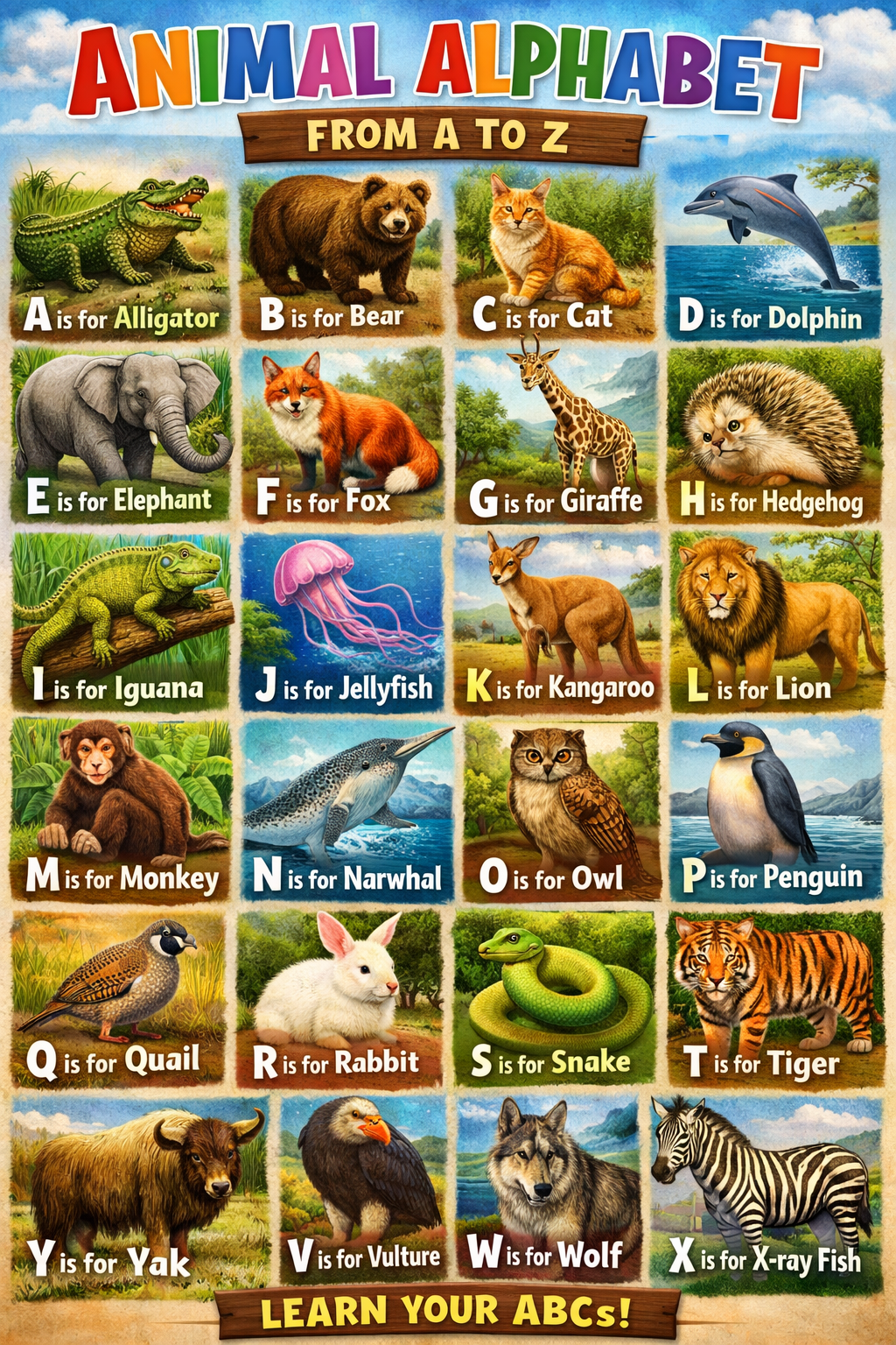 When Asked to Generate an Alphabet Poster for Preschoolers, the Latest Version of ChatGPT Just Flails Wildly