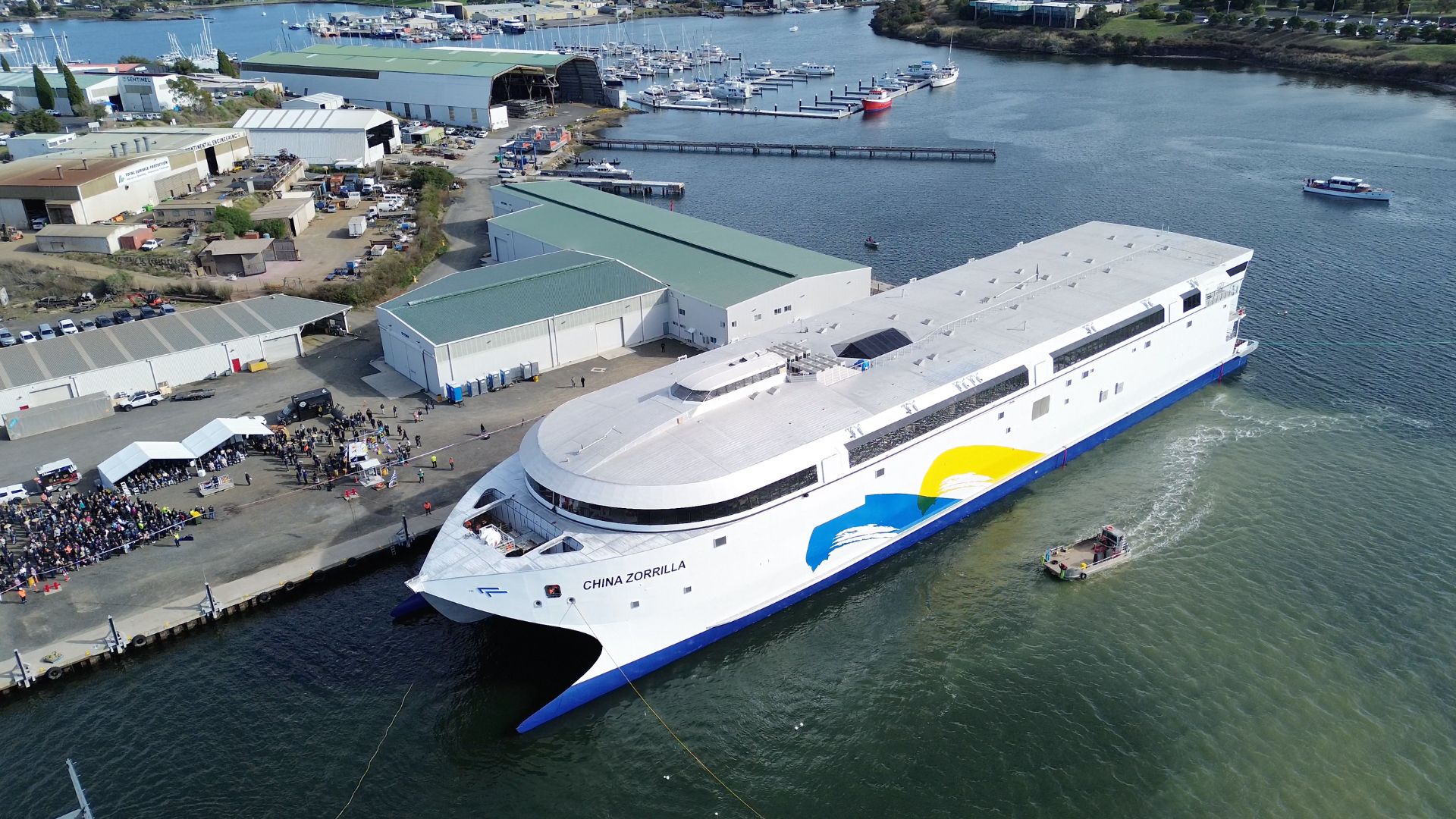 World’s largest electric ship aces open water trial with 275 tons of batteries