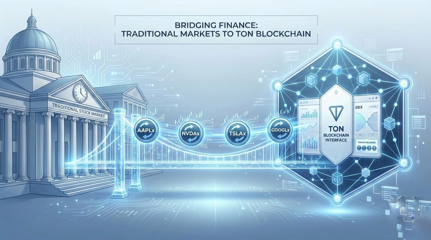 xStocks on STON.fi Bringing Real World Market Exposure On-Chain Without Brokers.