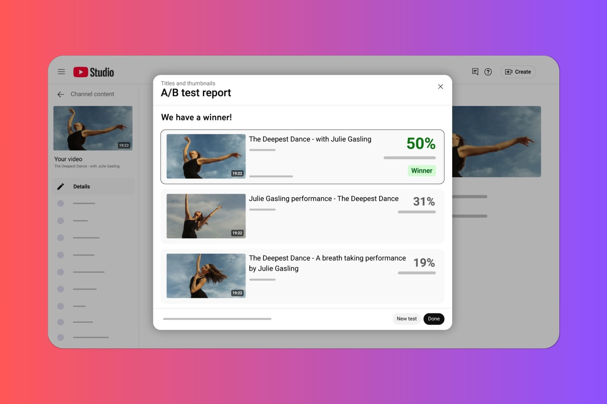 YouTube creators can now test multiple video titles