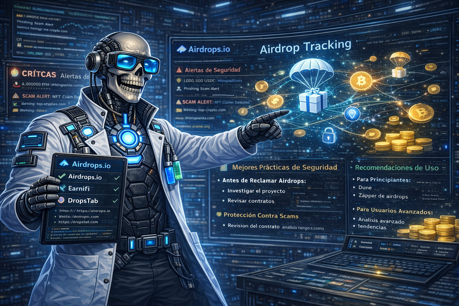 1.10 Rastreadores de Airdrops y Movimientos de Capital