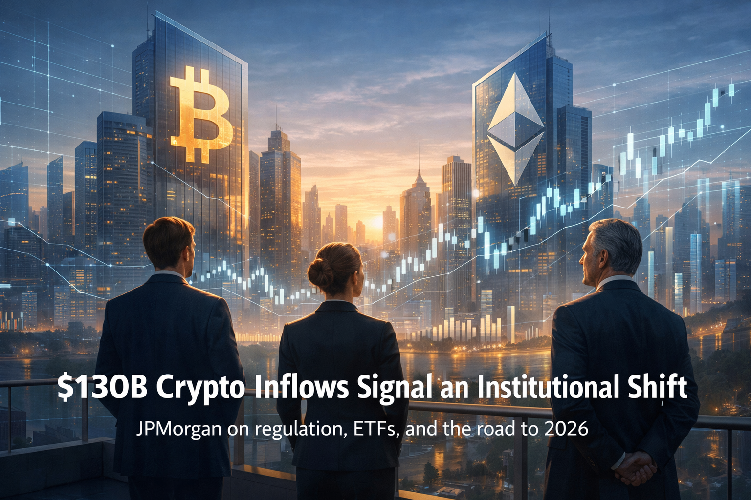 $130B Crypto Fund Inflows in 2025: JPMorgan Sees Institutions Driving 2026 Growth