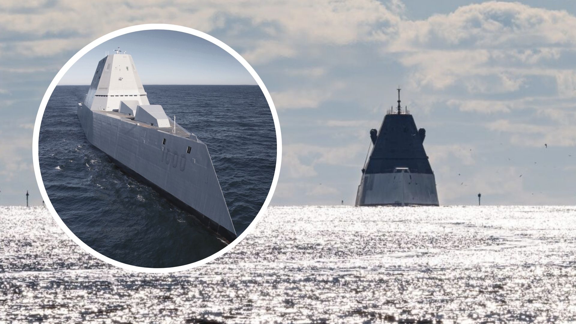 15,000-ton warship with stealth design, hypersonic missile tubes completes first sea trial