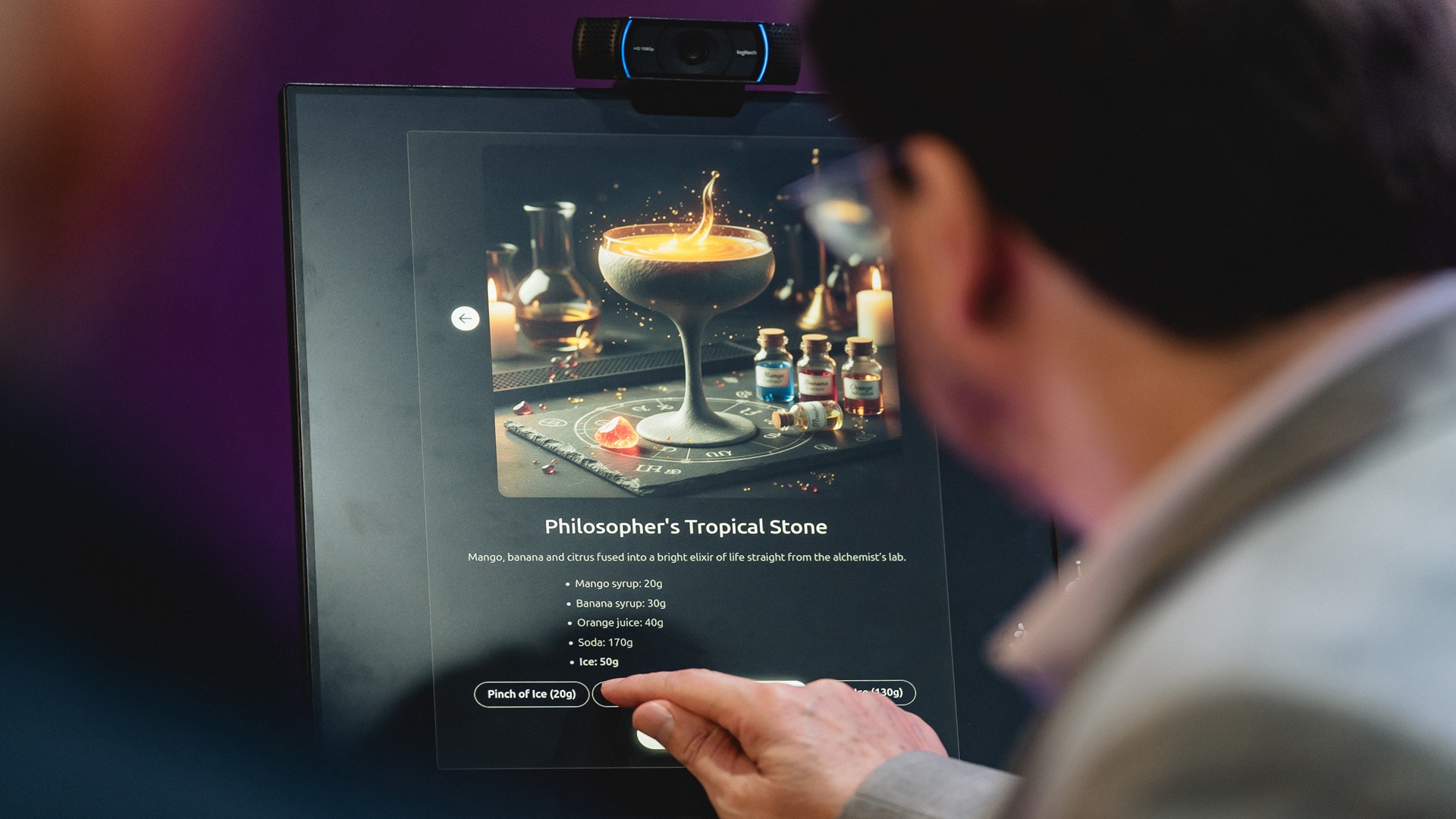 AI-powered robotic bartender mixes custom cocktails, remembers orders at CES 2026