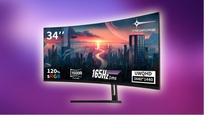 Anzeige: 34-Zoll-Gaming-Monitor erstmals unter 200 Euro bei Amazon