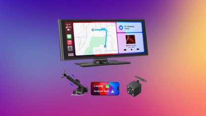 Anzeige: Carplay-Display mit Rückfahrkamera um 50 Euro reduziert