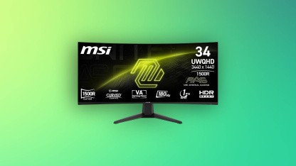 Anzeige: Curved Gaming-Monitor mit 34 Zoll um 29 Prozent reduziert
