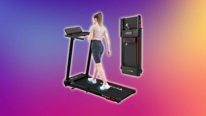 Anzeige: Klappbares Laufband mit Steigung für weniger als 200 Euro