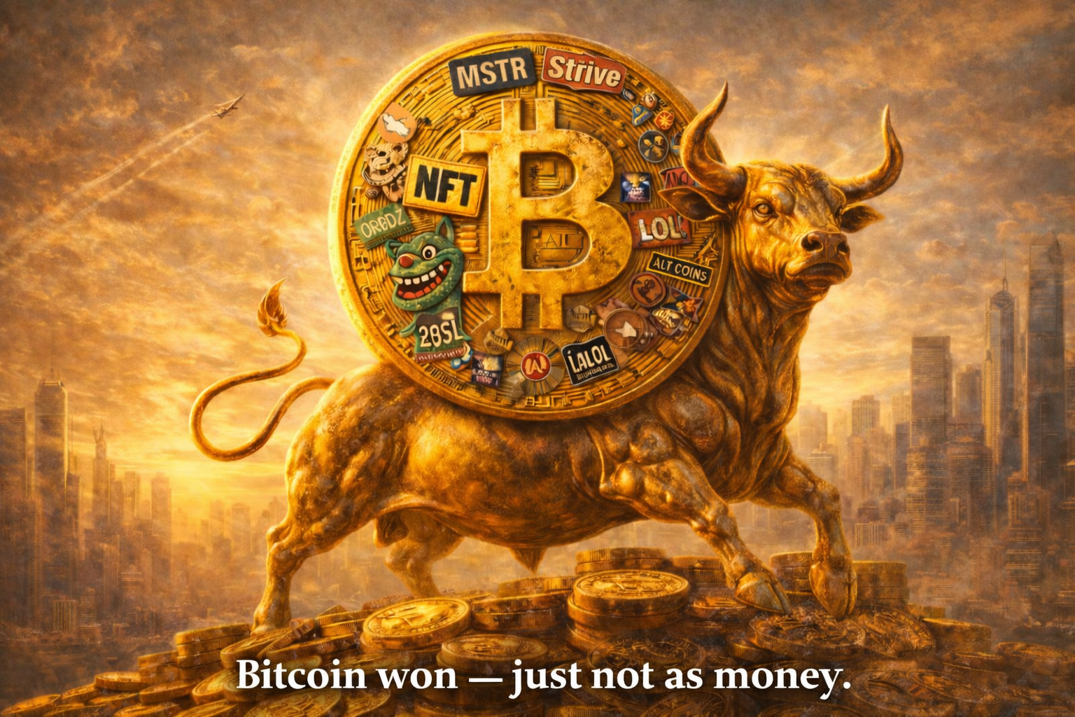 Bitcoin Won, Just Not As Money