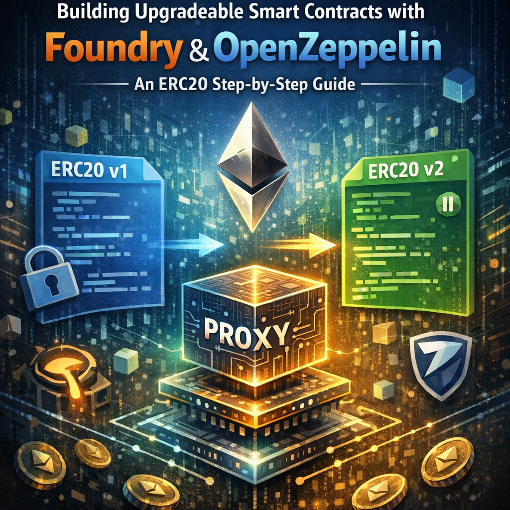 Building Upgradeable Smart Contracts with Foundry & OpenZeppelin