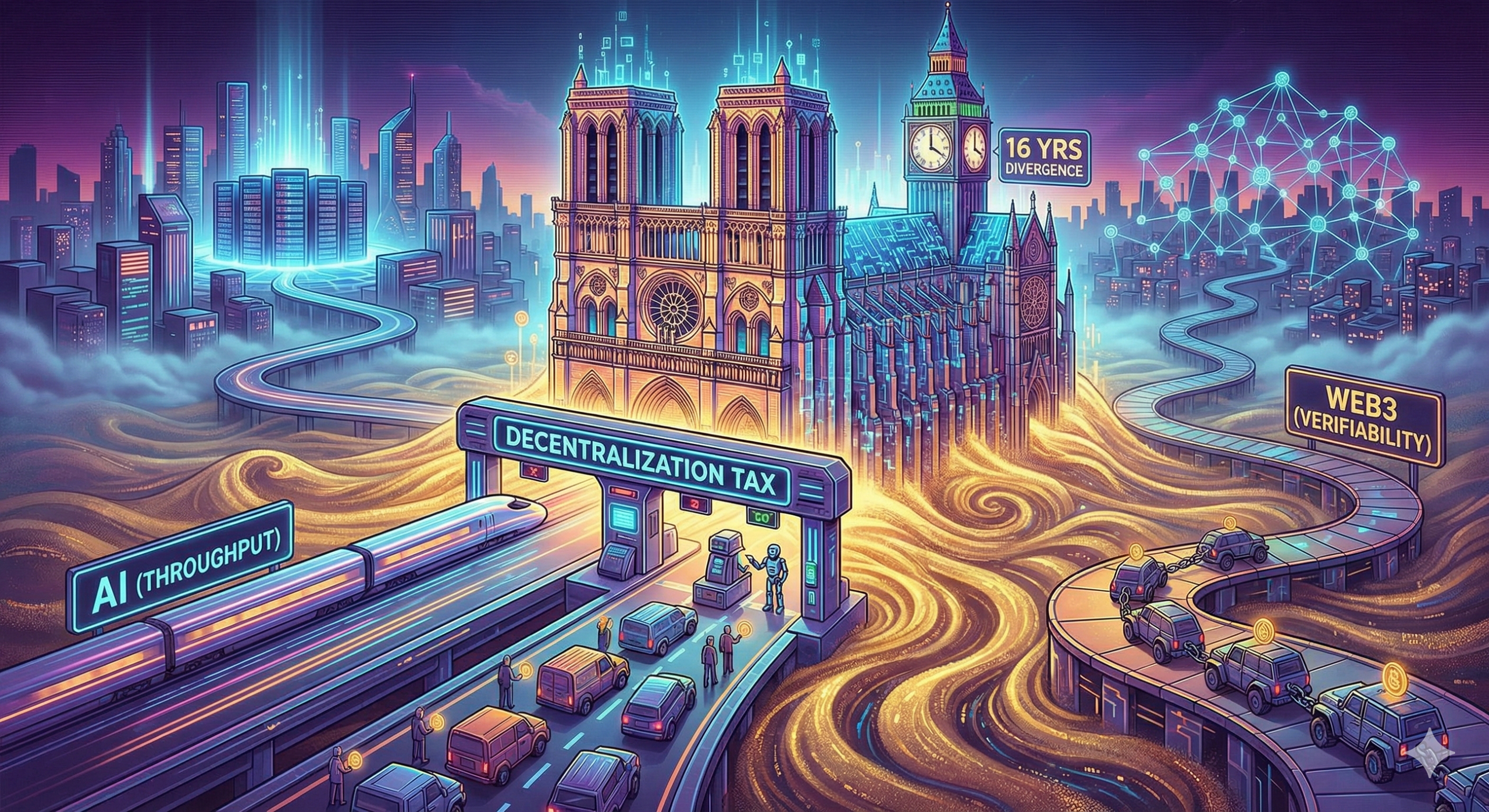 Cathedrals on Sand Part III: The Decentralization Tax in Web3-AI